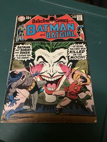 Vintage Detective Comics Presents Batman And Batgirl