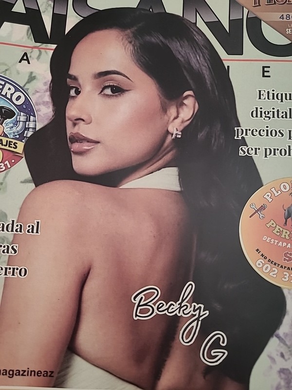 Becky G. Magazine. Free Shipping.