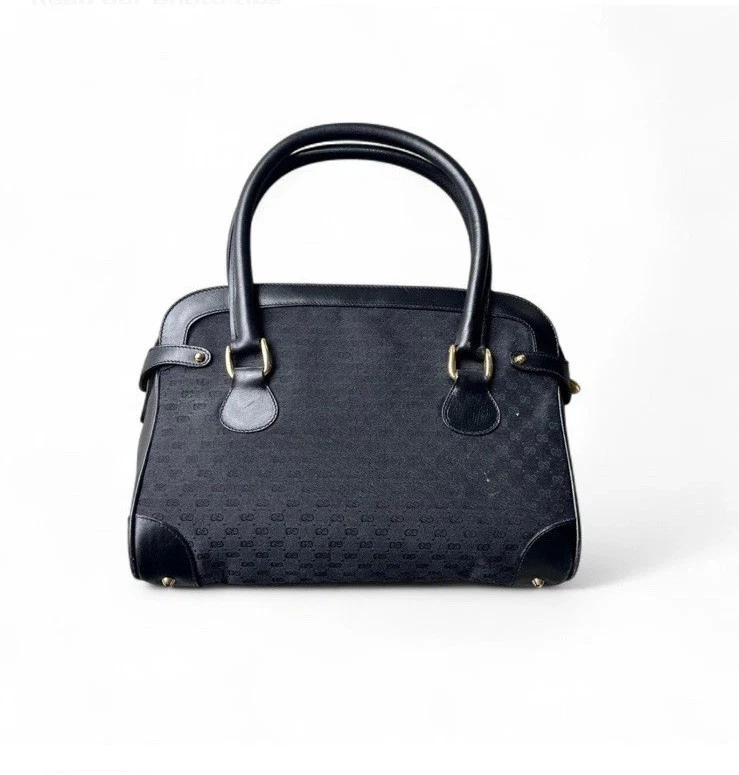 Auténtico Bolso de Mano de Cuero Gucci Micro GG Monograma Asa Superior ~ US6 Foto 2 de 4