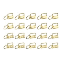SchlüSselanhäNger 20 StüCk, 26/32Mm FüR Key Fob, Gold