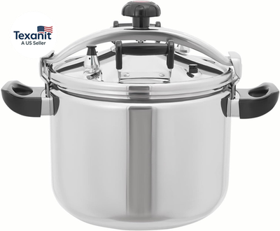 #ad 42 Quart Pressure Cooker Stainless Steel Pressure Cooker Extra Large Capacity $283.16