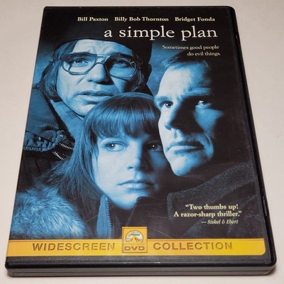 A Simple Plan (DVD 1998) Bill Paxton Billy Bob Thornton Bridget Fonda Free Shipp