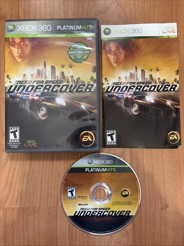 Need for Speed: Undercover - Microsoft Xbox 360 - CIB w/ Manual & Insert -TESTED
