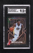2020 Panini Obsidian Electric Etch Orange 15/50 James Wiseman SGC 9.5 Mint+ 02ez