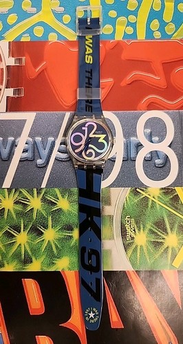 Swatch Watch XXL Hong Kong I Was There GK171C 1997 Limited Packagings NOS - Picture 9 of 9