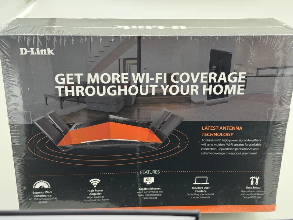 D-Link DIR-869 EXO AC1750 Dual Band Gigabit Wi-Fi Router Factory Sealed - Image 2 of 4