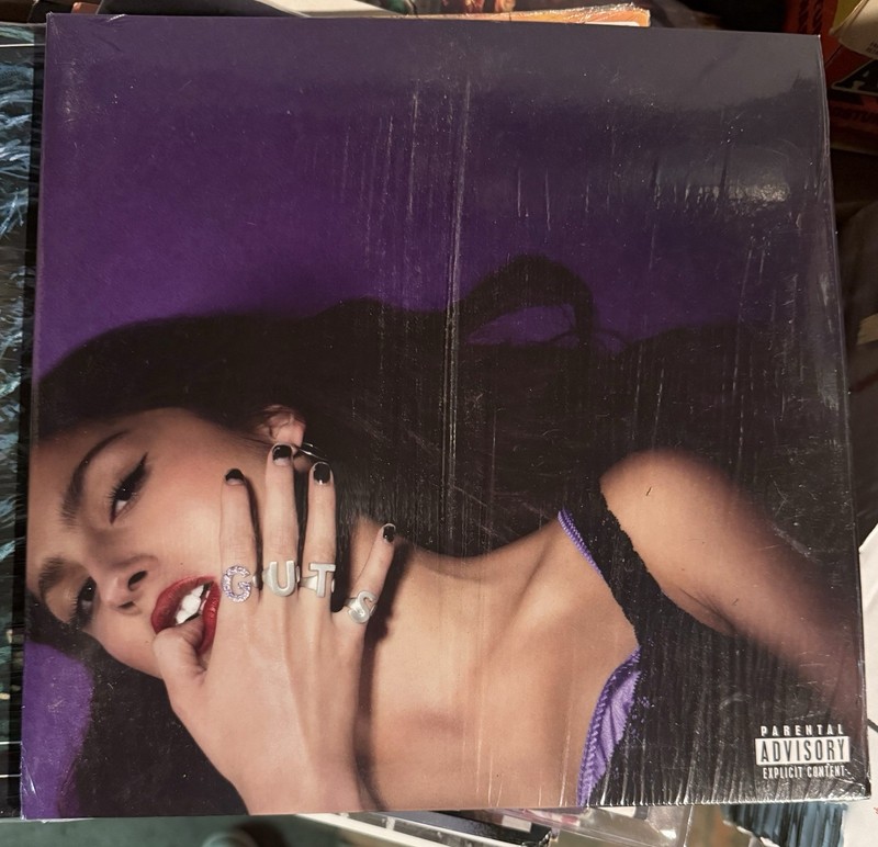 Olivia Rodrigo Guts SIGNED Insert Record Autograph 180g Black Vinyl