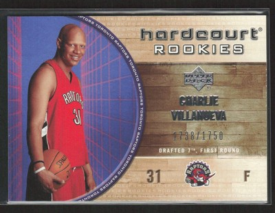 #ad Charlie Villanueva 2005 06 Upper Deck Hardcourt #128 1750 Toronto Raptors $1.49