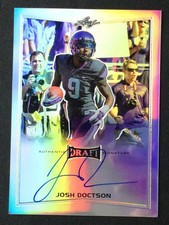 2016 Leaf Metal Draft #BA-JD2 Josh Doctson TCU Horned Frogs