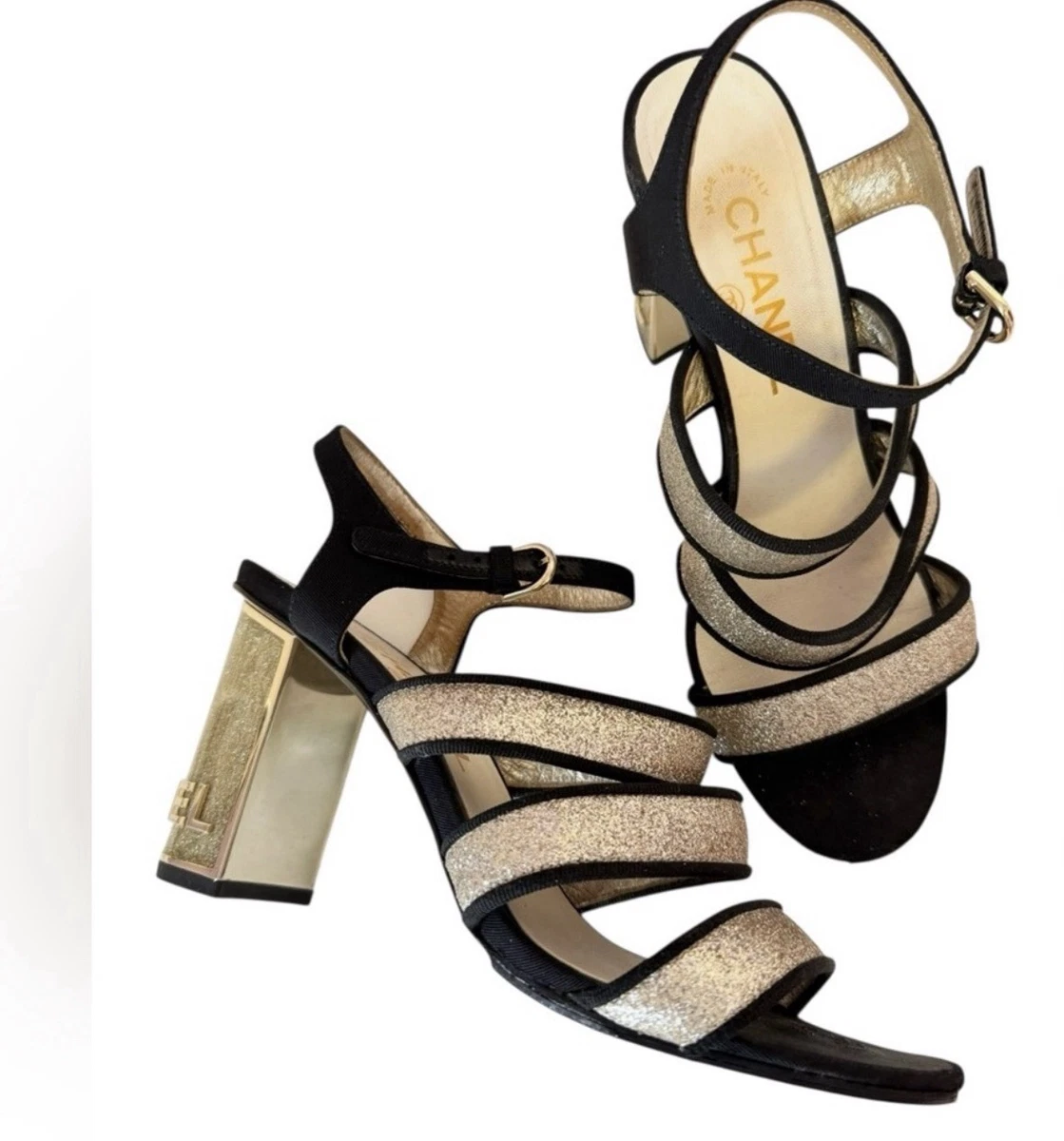 CHANEL Glitter Sandals for Women for sale | eBay