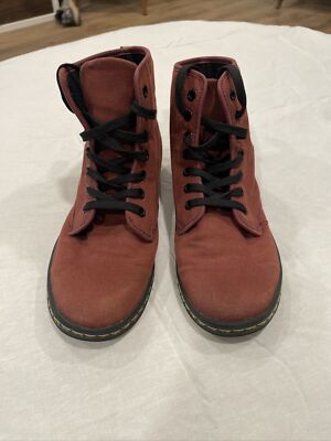 Dr Martens Men\'s 7 Women\'s 8 RARE Air Wair Bleach Dyed Canvas Shoes EU 39 DR. MARTENS Air Wair Smiths Daze Oxfords Multicolored Pink  main image 4