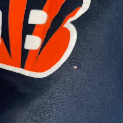 Majestic NFL Cincinnati Bengals T-Shirt Mens Medium Black Graphic Print *Read - Picture 4 of 9