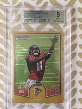 2011 Bowman Chrome Inserts Refractor Julio Jones RC /99 BGS 9  Mint #BCR-24