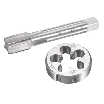 M16x1mm Metric Tap and Die Set HSS Machine Thread Tap with Round Die