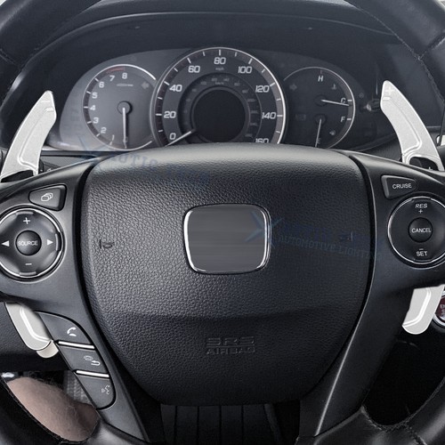 Sporty Red/Carbon/Forged Look Paddle Shifter Extension For Honda Accord 2013-up - Picture 16 of 26