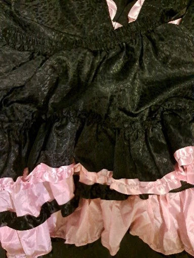 Гейша девочка азиатский японский черный розовый карнавальный юбка сексуальный костюм для взрослых 2XL - Изображение 3 из 4