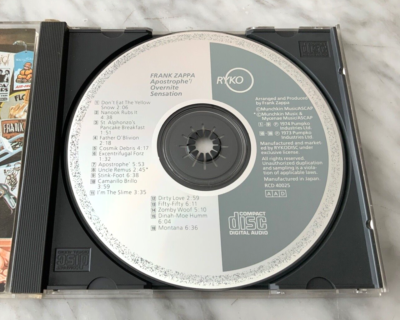 Frank Zappa Apostrophe/Overnite Sensation CD TARGET ERA Frank Zappa Apostrophe/Overnite Sensation CD TARGET ERA