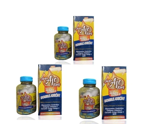 3 VITAMINAS C  CON GLUCOSAMINA   TRES FRASCOS  
