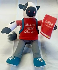 Chik Fil A Plush Cow Grilled Chikin Gits A+ Backpack Back To School 9 Inches