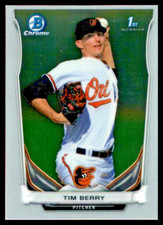 2014 Bowman Chrome Mini Factory Set #256 Tim Berry Baltimore Orioles