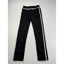 Weissman Dance Leggings Athletic White Stripe Black MC