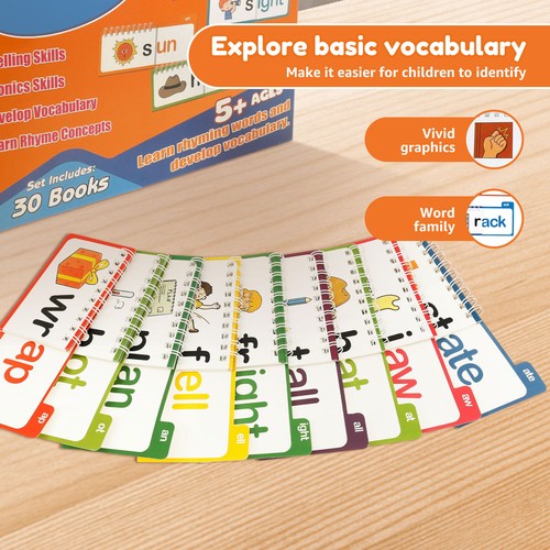 Vocabulary Flashcard Kit Help Learning Learn to Read Letter Sounds Flash beDii - Picture 4 of 11
