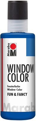 Marabu Window Color ''fun & fancy'' 80 ml ultramarinblau