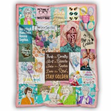 The Golden Girls Blanket, The Golden Girls Movie Fleece, Sherpa Blanket