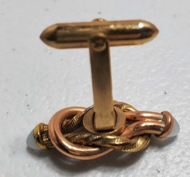 Interlocking Knot Design High Quality Cufflink - image 3