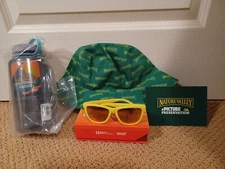 Nature Valley National Parks Goodr Sunglasses, LL Bean Nalgene Water Bottle, Hat