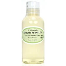 4 OZ APRICOT KERNEL OIL ORGANIC COOKING, MASSAGE, SOAP
