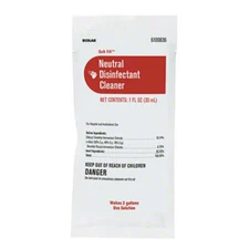 Ecolab® 6100836 Quik Fill Neutral Disinfectant Cleaner 50 - 1 oz Packs