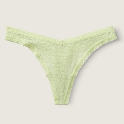 NEW Victoria Secret Ice Lime Thong - Panty - XL