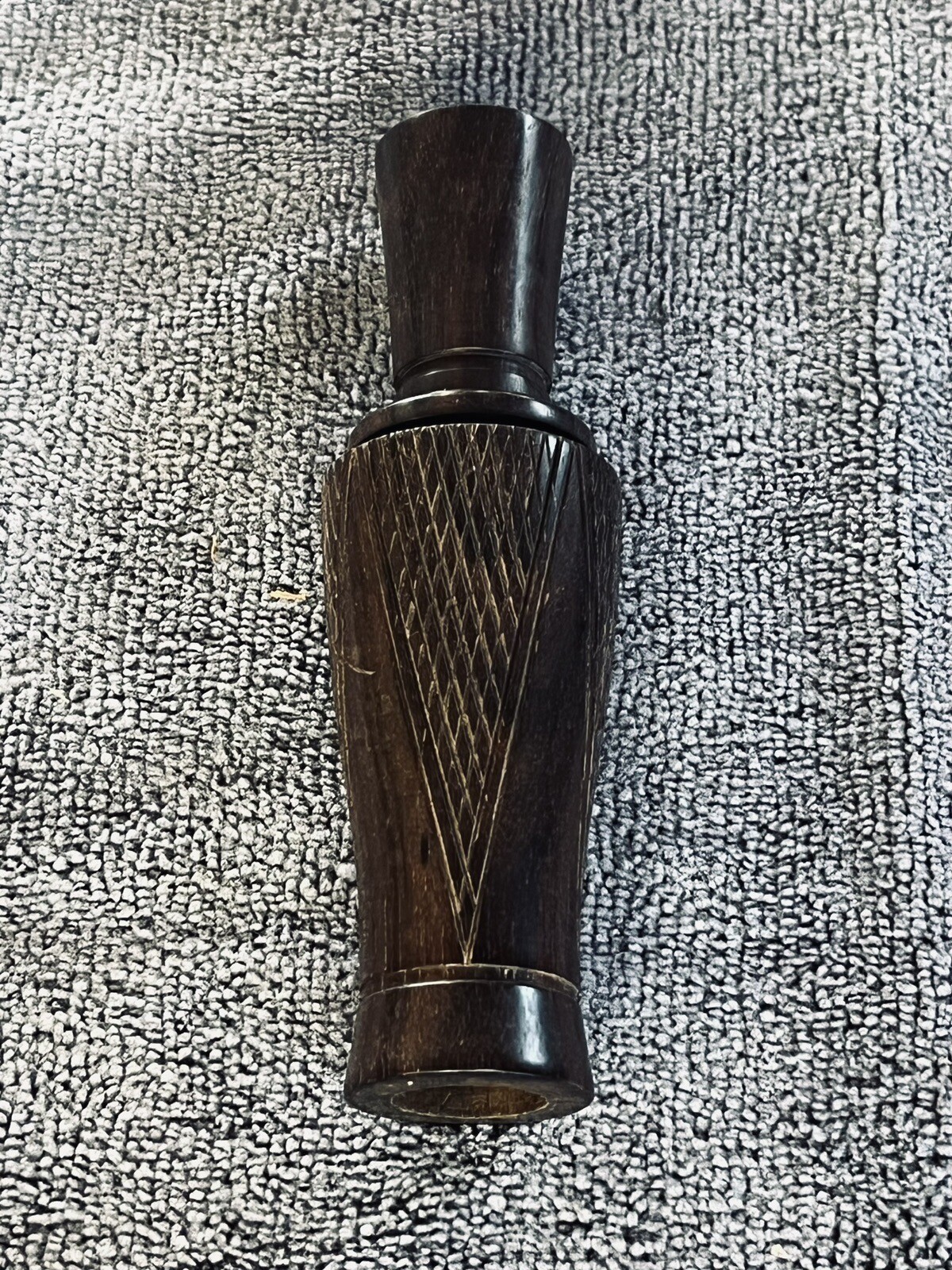 Curtis Breland Checkered Metal Reed Duck Call Jena, Louisiana eBay