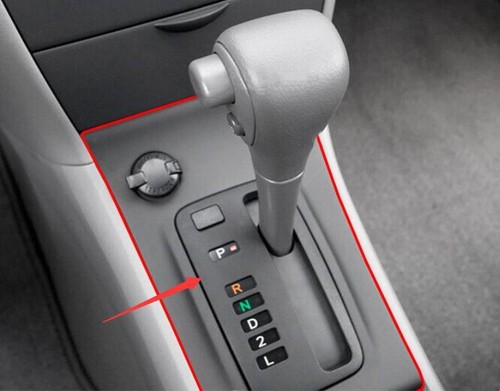 Middle Console Gear Shift Panel Trim Carbon Fiber ABS For Toyota Corolla 03-08 - Picture 4 of 5