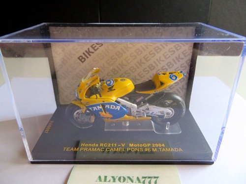 1/24 Ixo HONDA RC211V Makoto Tamada 2004 Bike Motorcycle 1:24 Altaya / IXO *NEW* - Picture 5 of 7