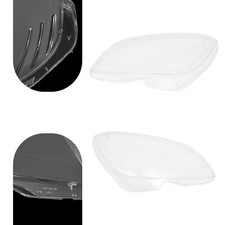 Headlight Lens Cover Left & Right Headlamp Cover For 08-11 Mercedes-Benz C-Class