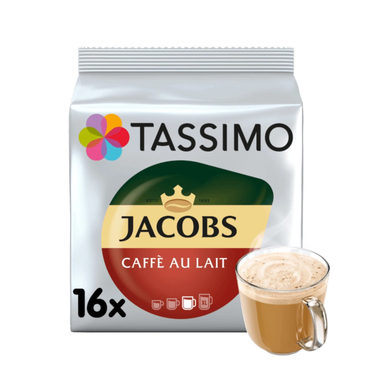 Capsule Di Caffè Ricaricabili In Acciaio Inox Compatibili Con Le Macchine Tassimo 180 Ml Formato Grande 90069753