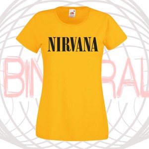 camiseta nirvana mujer
