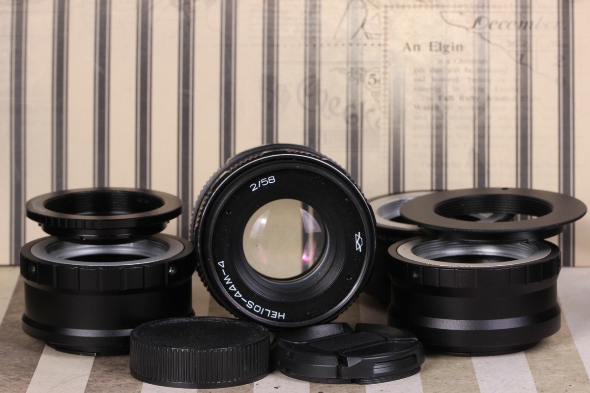 HELIOS 44M-4 58mm Lens w/ Bokeh & Flare | M42 Mount | Petzval