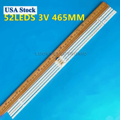 4Pcs LED Strips for Samsung 85AU8K BN96-52592A BN96-52583A 85Q60A UE85AU8000K 