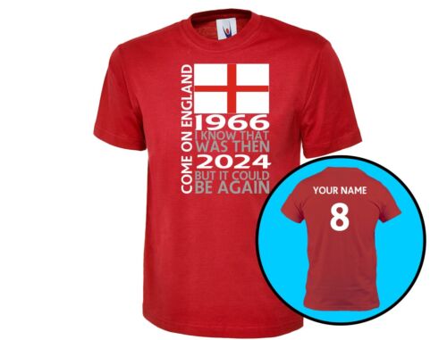 Anglia 1966 do 2024 I Know it Was Then England piłka nożna unisex koszulka Euros - Zdjęcie 1 z 23