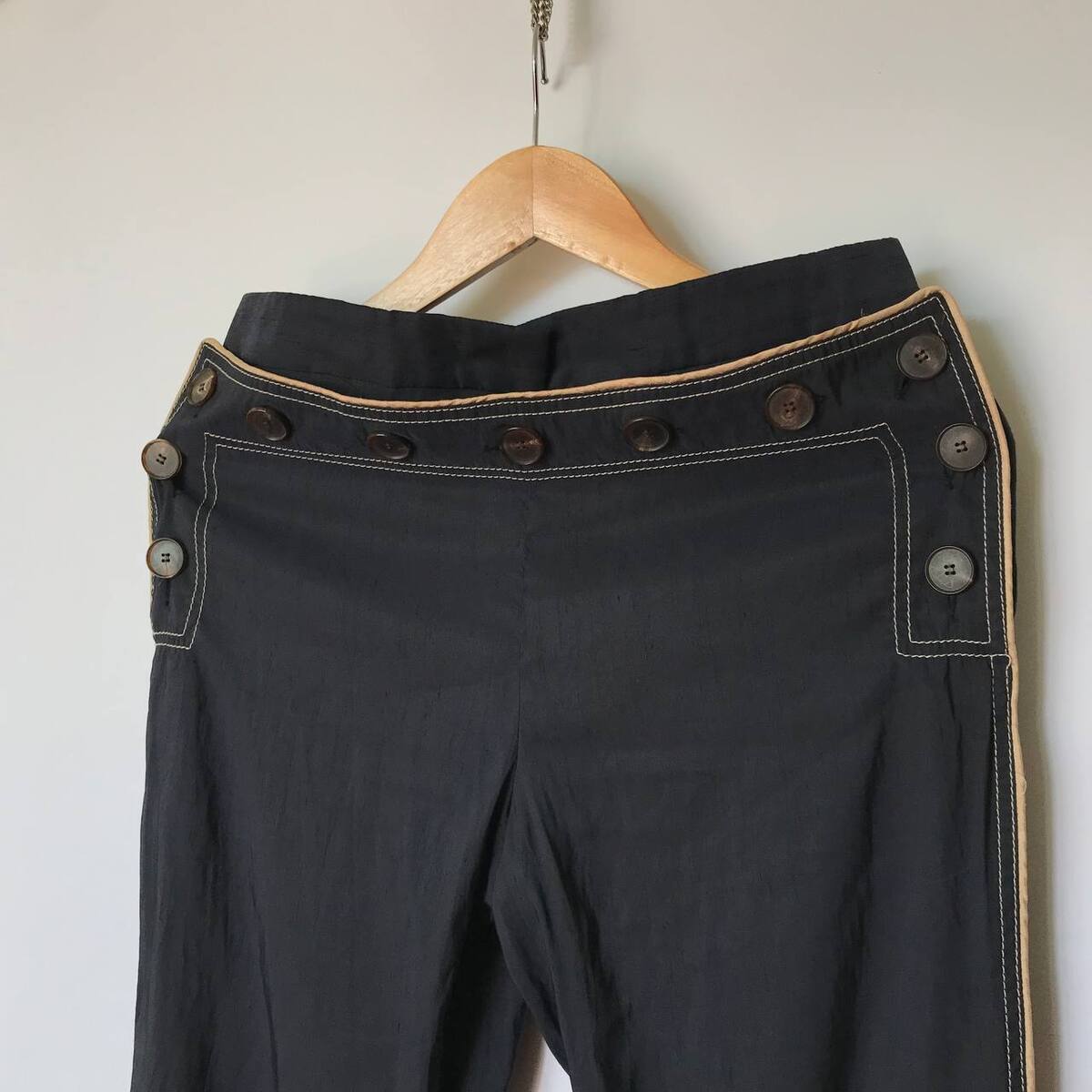Jean Paul Gaultier Femme Sailor Pants Trousers Button Front Jean Paul Gaultier Femme Sailor Pants Trousers Button Front