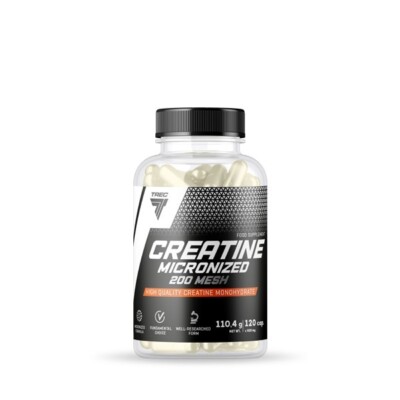 TREC  CREATINE MICRONIZED 200 Mesh 120 Kreatin Kapseln + extra BONUS
