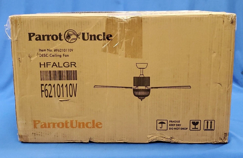 Howell 52" Indoor Bronze Crystal Chandelier Ceiling Fan - Model #F6210110V - Image 2 of 4