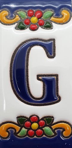 Keramik Hausnummer Zahlen Ziffern Buchstaben Symbole Kacheln Fliesen 3,5 x 7,4cm - Bild 29 von 68