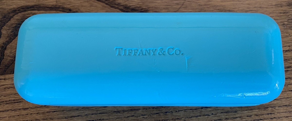 Tiffany & Co. Blue Glasses Case Tiffany & Co. Sunglass Eyeglass Case + Bundle with eSHADES  main image 3