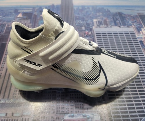 Nike Force Zoom Trout 7 Pro Mid Baseball Cleat Shoe Mens Size 11 CI3134 102 New - Picture 6 of 7