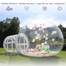 14.5FT Commercial PVC Inflatable Bubble House Dome Tent For Birthday Party Event