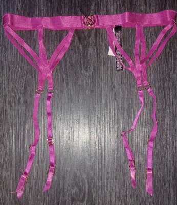 New VS Logo Hardware O Ring garter belt Size xs/s Hot Pink | eBay New VS Logo Hardware O Ring garter belt Size xs/s Hot Pink | eBay